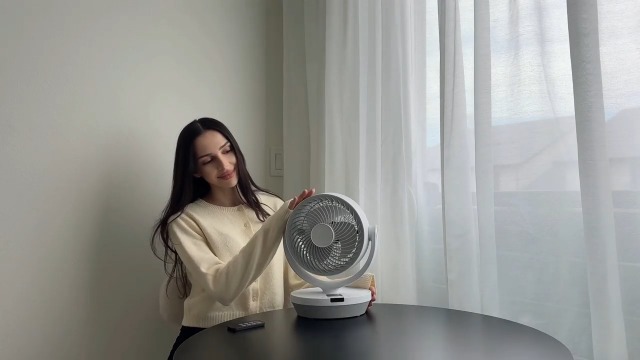  peak 小型サーキュレーター 2025最新 扇風機 小型 卓上 首振り DCモーター 静音 20000mah